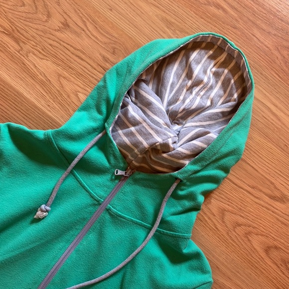 Boutique Women’s Teal/Green Half Zip Sweatshirt, Size M - Picture 5 of 6